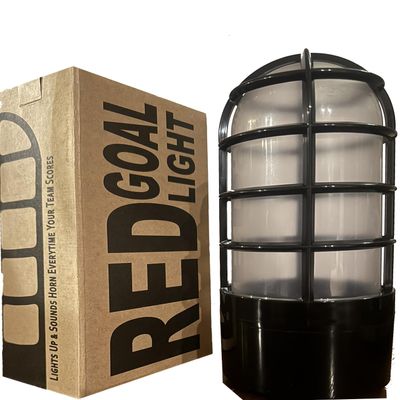 Real-time live game interactive Goal Light Hockey Football Baseball turns red when your team scores horn sounds works with Any Mobile Device on WiFi Network Includes chewing gum pack