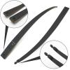60 Inch Black Hunter Longbow 20-60 Lbs Archery Bow Takedown Bow and Arrow Set with Extra Bowstring for Adults and Beginners Hunting Right Hand Green (20LBS) view 3