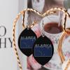 Alaskas State Flag Earrings for Women Trendy Wooden Dangle Drop Earring Pendant Jewelry Gift view 4