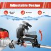 2.3HP 2-Stroke Outboard Motor, 1.7KW 52CC Outboard Boat Engine Motor Marine Boat Motor with 0.22gal Fuel Tank, Manual Pull Start for Inflatable Boats, Fishing Boats view 3