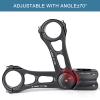 Adjustable MTB Stem 31.8mm 70 Degree - 90/110/130/145mm Bike Stem Riser for Handlebar - Aluminum Alloy Mountain Bike Handlebar Riser Extender for MTB Road City Bike Bicycle view 2