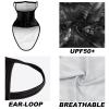 Obacle Bandana Face Mask with Ear Loops Neck Gaiter Face Mask Scarf Face Cover for Men Women (Skull Gray Face and Teeth) view 4