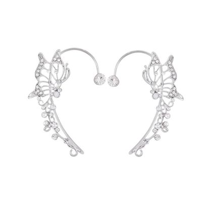 2PCS Women's Clip-On Earrings Hook Without Pierced (Butterfly Ear Clips)