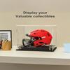 Football Helmet Display case Full Size,Self-Assembly Acrylic Helmet Display Case with Black Protection Holder Base,UV Protection Clear Sports Memorabilia Showcase for Basketball Sneakers view 4