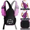 Fancosni Crossbody Sling Bags for Women Men, Lightweight Shoulder Bag, Multipurpose Backpack for Travel, Hiking, Shopping, Walking, Biking, Cycling, Earphone Hole, Purple view 4