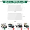 10L0L Golf Cart Windshields for Club Car DS (2000-up) HD Shatterproof Foldable Windproof Windshield UV Protection Golf Cart Front Windshield view 2