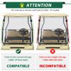 10L0L Golf Cart Windshields for Club Car DS (2000-up) HD Shatterproof Foldable Windproof Windshield UV Protection Golf Cart Front Windshield view 3
