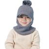 Baby Girls Boys Winter Hat Scarf Earflap Hood Scarves Skull Caps view 2