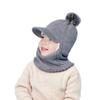 Baby Girls Boys Winter Hat Scarf Earflap Hood Scarves Skull Caps view 3