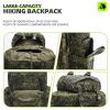 King'sGuard 100L Camping Hiking Backpack Molle Rucksack Military Camping Backpacking Daypack view 3