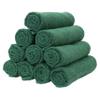 Arkwright Microfiber Gym Towel - Pack of 12 - Super Soft, Quick Dry Workout Sweat Towels, 300 GSM Lightweight & Absorbent for Sports, Working Out, Yoga, and Spa, 16 x 27 in, Hunter Green view 1