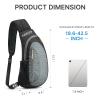 G4Free Sling Bag & RFID Sling Backpack With Strap Phone Pocket view 4