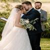 HEREAD 1 Tier Bride Wedding Veil Fingertip Length Short Bridal Tulle Veils with Comb and Pencil Edge (Ivory) view 2