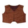 Moily Kids Boys Western Cowboy Vest Suede Tassel Jacket Outerwear Top Halloween Party Fancy Outfits Coffee 16 Years view 1