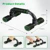 CUNCUI Push up Bar, Structure Portable for Home Fitness Training, Push Up Stands Handle for Floor Workouts, Suitable for Men and Women. view 2