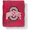 The Ohio State University Blanket, 50"x60" OSU Camo Silky Touch Sherpa Back Super Soft Throw Blanket view 1