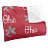 The Ohio State University Blanket, 50"x60" Logo Pattern Silky Touch Super Soft Throw Blanket view 3