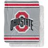 The Ohio State University Blanket, 50"x60" Primary Logo Silky Touch Sherpa Back Super Soft Throw Blanket view 1