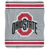 The Ohio State University Blanket, 50"x60" Primary Logo Silky Touch Sherpa Back Super Soft Throw Blanket view 2