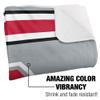 The Ohio State University Blanket, 50"x60" Primary Logo Silky Touch Sherpa Back Super Soft Throw Blanket view 3