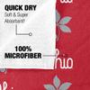 LOGOVISION The Ohio State University, 30"x60" Logo Pattern Beach Towel view 4