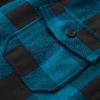 QWENTMTNTY WABEOR Fleece Lined Flannel Shirt for Men Long Sleeve Plaid Warm Sherpa Jacket Thicken Casual Button Down Shirts Outwear view 3