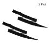 PATIKIL 27.6" Badminton Tennis Racket Overgrip, 2Pack Cotton Towel Grip Anti-Skid Sweatband Tape Hand Glue for Baseball Golf Bike Handle Fishing Rod, Black view 3