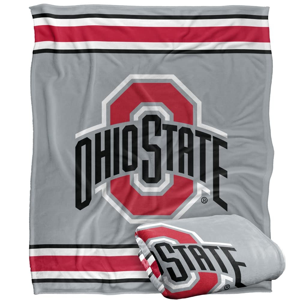 The Ohio State University Blanket, 50"x60" Primary Logo Silky Touch Super Soft Throw Blanket
