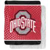 The Ohio State University Blanket, 50"x60" Logo Dots Silky Touch Sherpa Back Super Soft Throw Blanket view 1