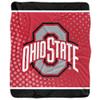 The Ohio State University Blanket, 50"x60" Logo Dots Silky Touch Sherpa Back Super Soft Throw Blanket view 2