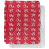 The Ohio State University Blanket, 50"x60" Logo Pattern Silky Touch Sherpa Back Super Soft Throw Blanket view 1