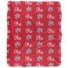 The Ohio State University Blanket, 50"x60" Logo Pattern Silky Touch Sherpa Back Super Soft Throw Blanket view 2