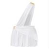 Men's Roman Toga Costume Ancient Greek Caesar Outfit White XX-Large view 4