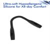 SAUCER Replacement Nose Pieces Pads for Oakley Split Time OO4129 Sunglass - Asian Fit Black view 2
