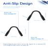 SAUCER Replacement Nose Pieces Pads for Oakley Split Time OO4129 Sunglass - Asian Fit Black view 3