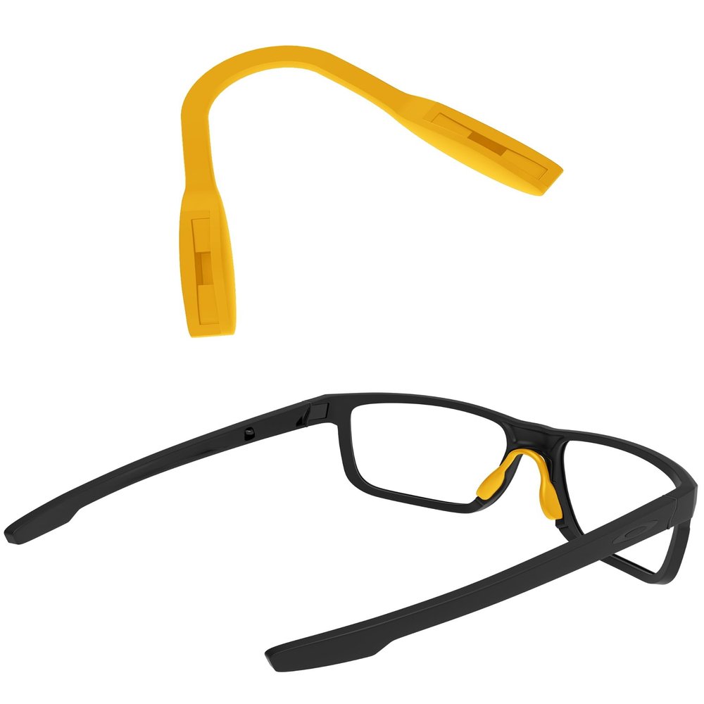 SAUCER Replacement Nose Pieces Pads for Oakley Targetline OO9397 | Targetline Asian Fit(AF) OO9398 Sunglass - Standard Yellow