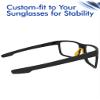 SAUCER Replacement Nose Pieces Pads for Oakley Targetline OO9397 | Targetline Asian Fit(AF) OO9398 Sunglass - Standard Yellow view 4