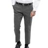 Ceehuteey Men's Retro Dress Suit Pants Thick Wool Flat Front Herringbone Tweed Trousers(Grey, 30W x 32L) view 1