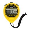 FCXJTU Digital Waterproof Stopwatch, No Bells, No Whistles, Simple Basic Operation, Silent, Clear Display, ON/Off, Large Display for Swimming Running Training Kids Coaches Referees Teachers (Yellow) view 1