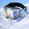 FEISEDY Goggles OTG - Over Glasses Motorcycle/Ski/Snowmobile Goggles for Men Women & Youth - 100% UV Protection B2960 view 4