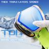FEISEDY Goggles OTG - Over Glasses Motorcycle/Ski/Snowmobile Goggles for Men Women & Youth - 100% UV Protection B2960 view 2