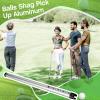 Deekin 2 Pieces Golf Ball Retriever Aluminum Alloy Picker Upper Tube 38.58 Inch Golf Ball Collector Silver Shagger Grabber Sport Tool Device for Men Women, Can Hold 23 Balls view 4