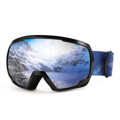 FEISEDY Goggles OTG - Over Glasses Motorcycle/Ski/Snowmobile Goggles for Men Women & Youth - 100% UV Protection B2960