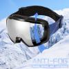 FEISEDY Goggles OTG - Over Glasses Motorcycle/Ski/Snowmobile Goggles for Men Women & Youth - 100% UV Protection B2960 view 2