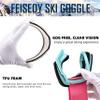 FEISEDY Goggles OTG - Over Glasses Motorcycle/Ski/Snowmobile Goggles for Men Women & Youth - 100% UV Protection B2960 view 3