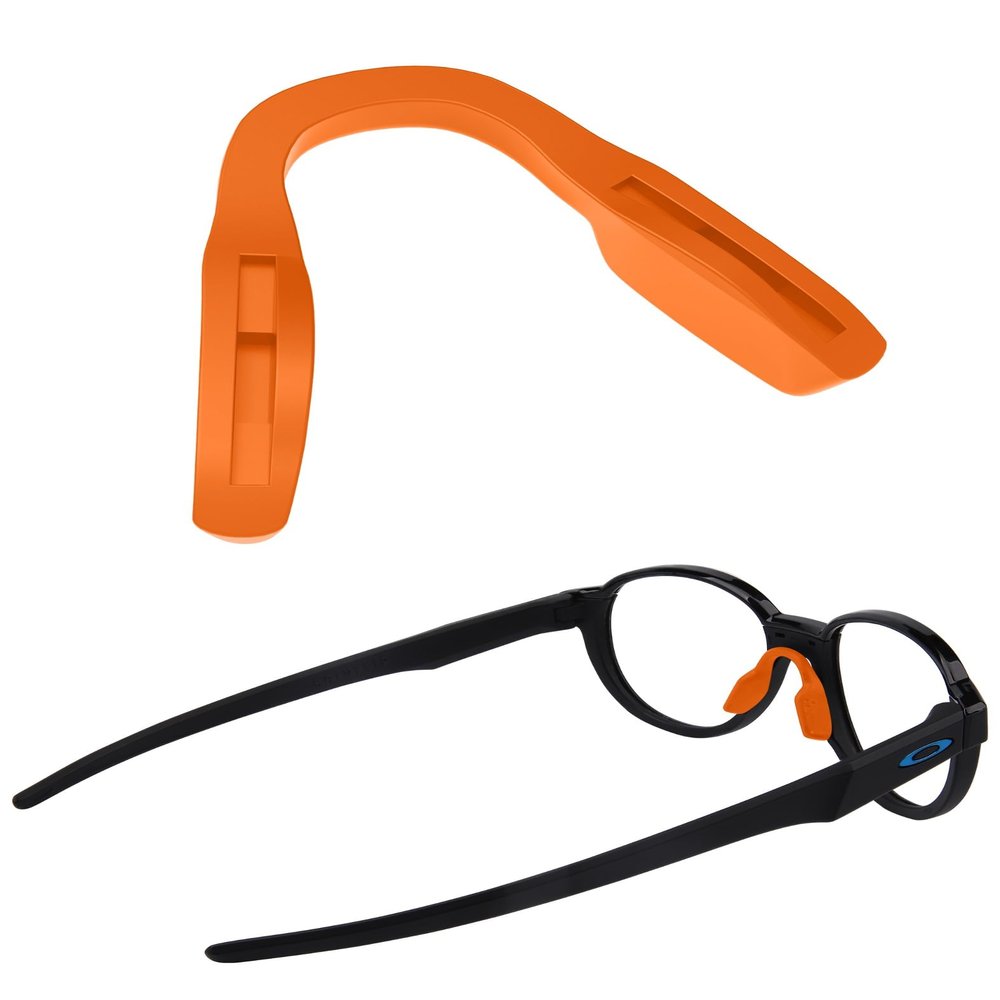 SAUCER Replacement Nose Pieces Pads for Oakley Activate OX8173 | OX8169F Eyeglass - Standard Orange