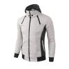 Maiyifu-GJ Men's Double Zipper Turtleneck Fleece Hoodie Lightweight Zip Up Hooded Jacket Long Sleeve Sweatshirt with Pocket (Light White,Large) view 2