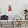 Stupell Industries The Messenger Red Cardinal Layered Collage Bird Painting Wood Wall Art, Design by Lisa Morales view 2