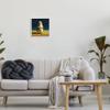 Stupell Industries Yellow Chick Meditating Yoga Pose Animal Fitness Framed Wall Art, Design By Lucia Heffernan view 2
