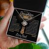 Daughter Necklace From Dad, Daughter Gift From Dad, Anniversary Graduation Christmas Birthday Gifts For Daughters From Mom, Meaningful Gift For Daughters With Message Card And Box view 2